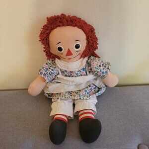 Vintage Raggedy Ann Doll Made by Knickerbocker Toy Co. Annabelle